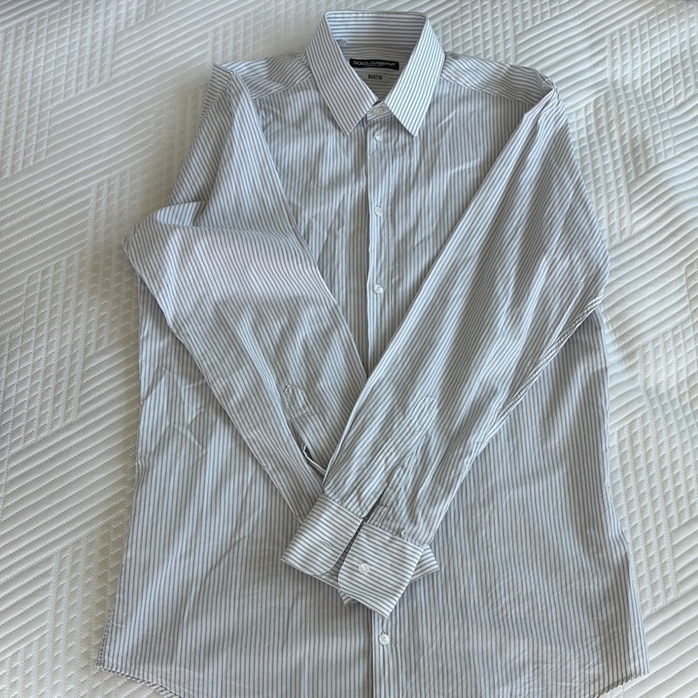 Dolce & Gabbana- Men's Striped Shirt